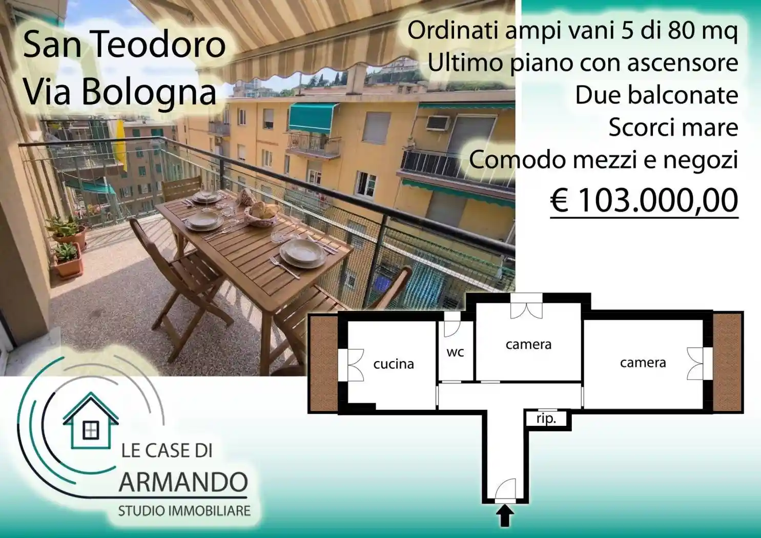 Appartamento in vendita a Genova