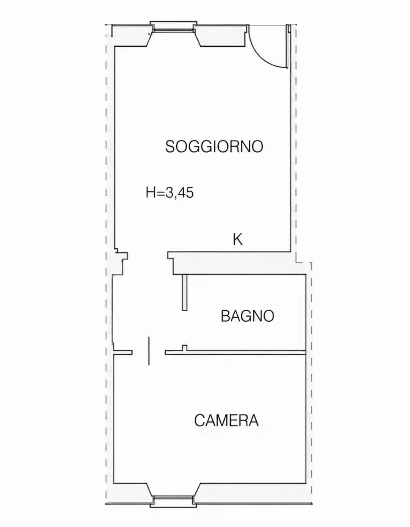 Appartamento in vendita a Melegnano