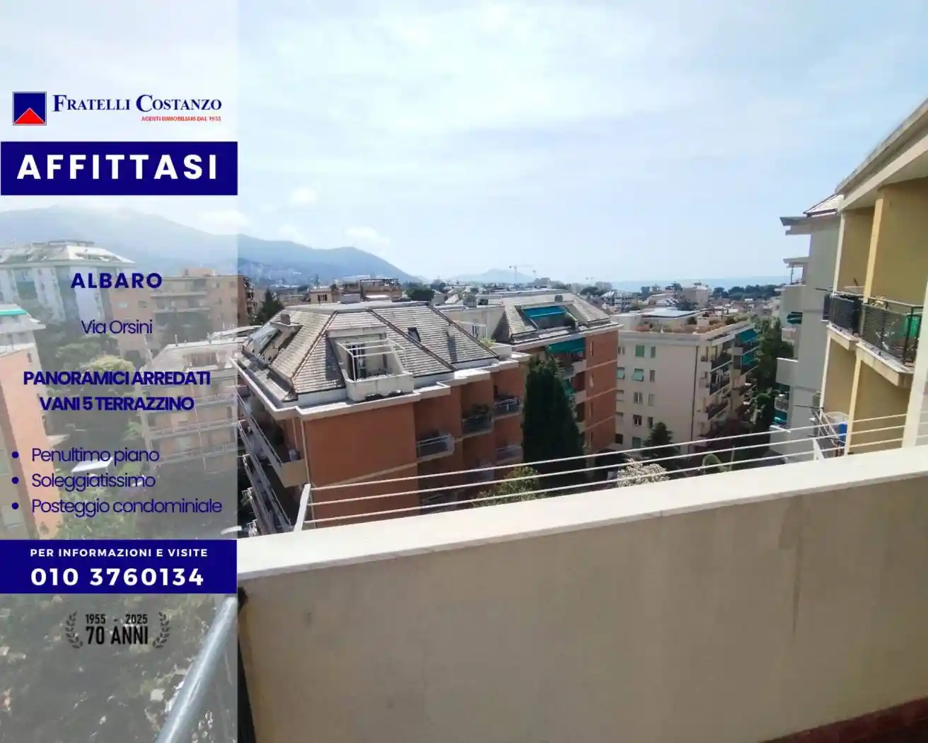 Appartamento in affitto a Genova