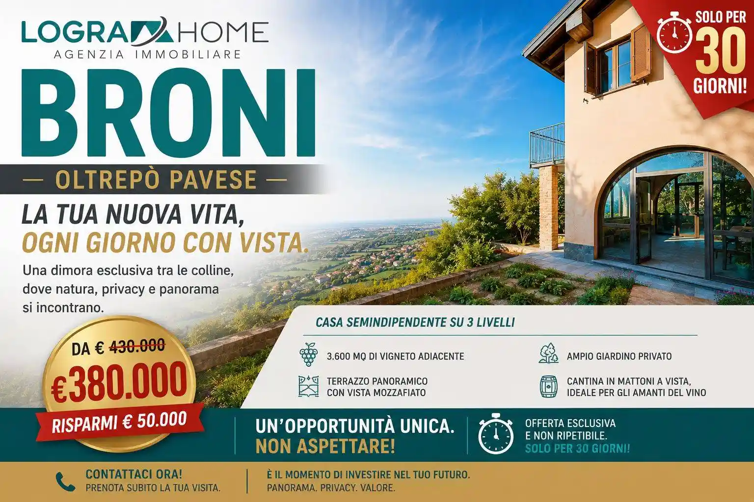 Villa in vendita a Broni