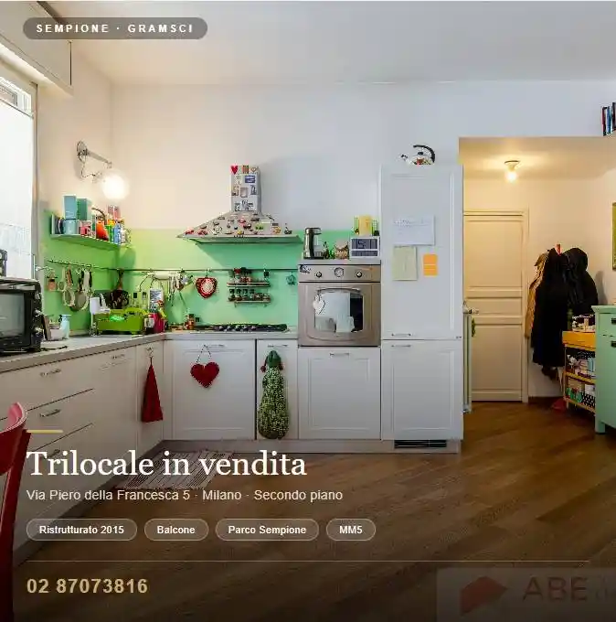 Appartamento in vendita a Milano