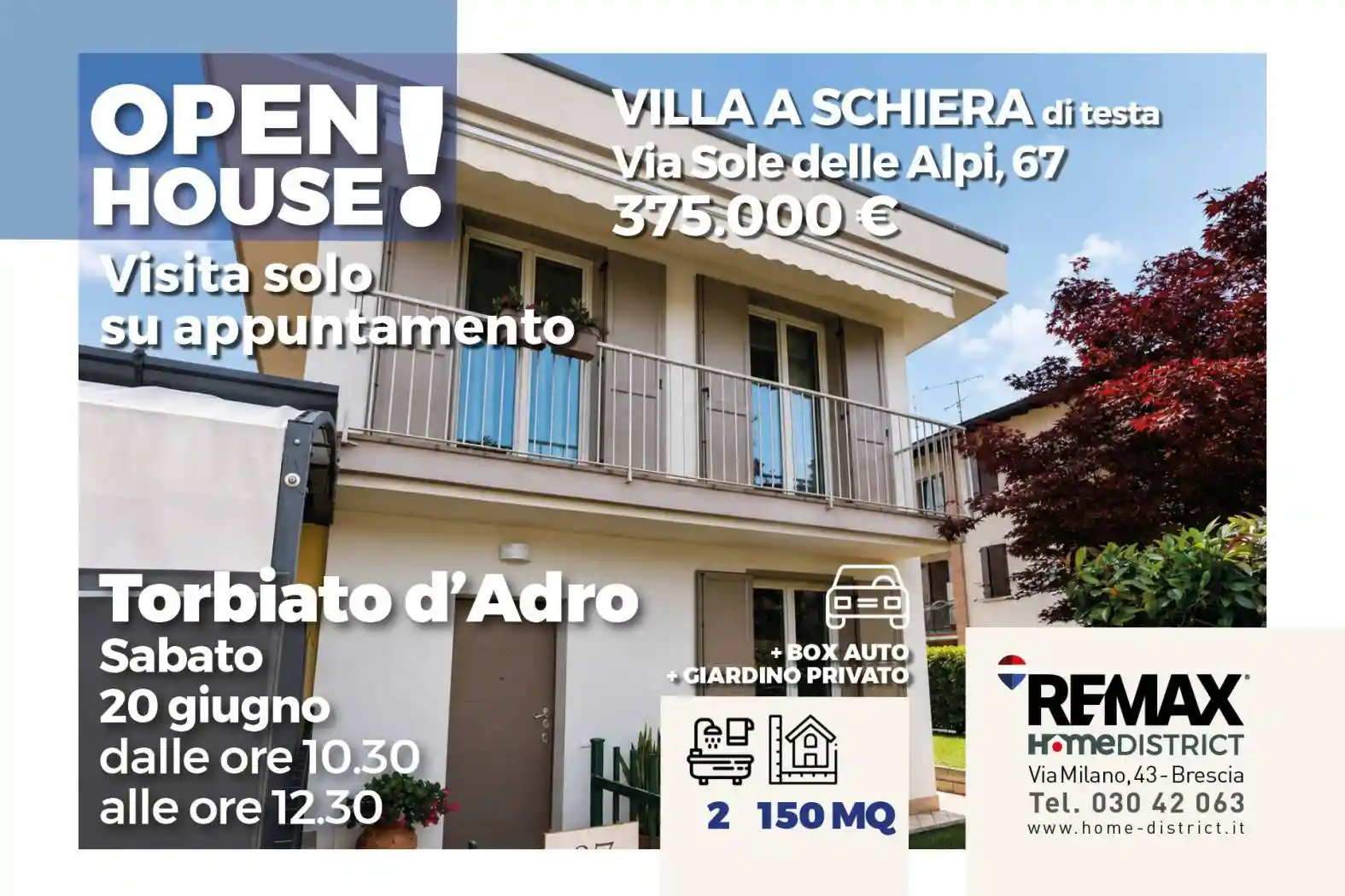 Villetta a schiera in vendita a Adro