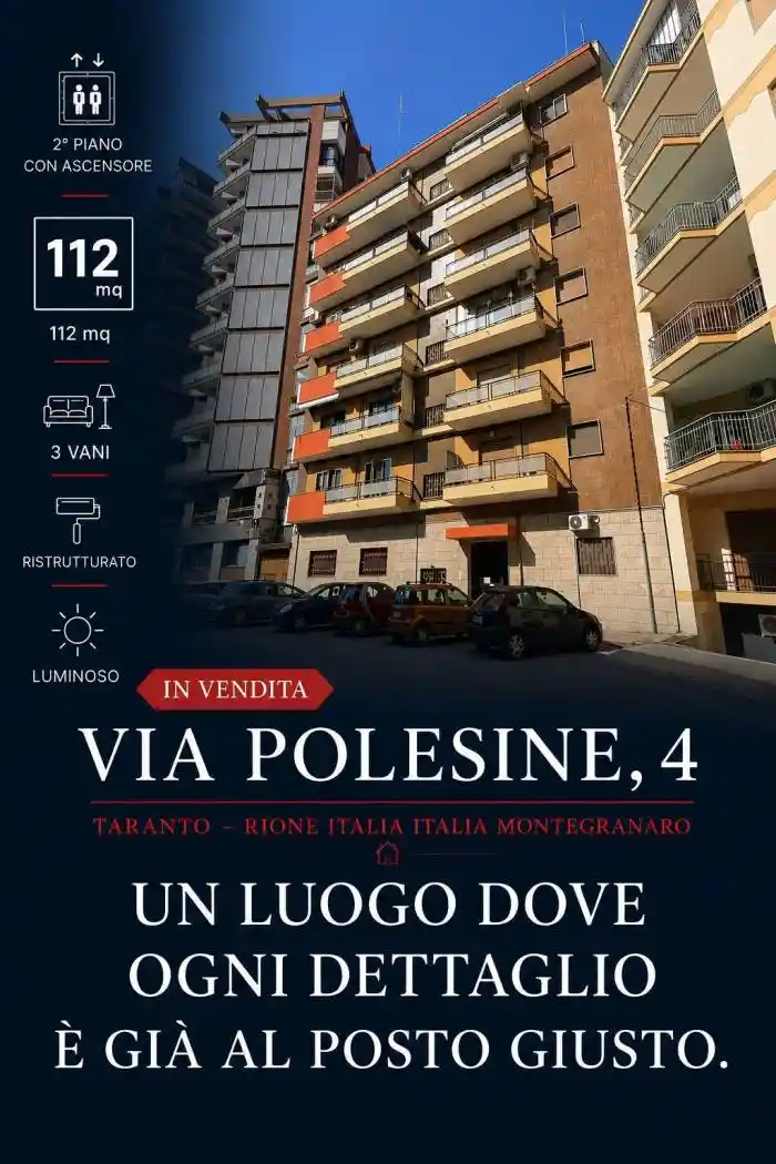 Appartamento in vendita a Taranto