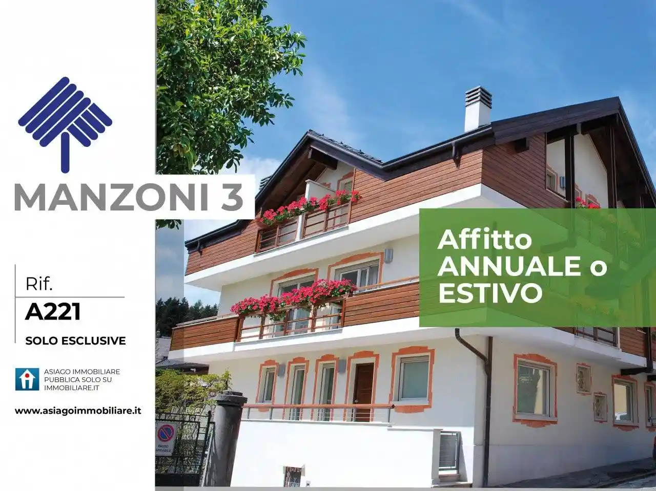 Appartamento in affitto a Asiago
