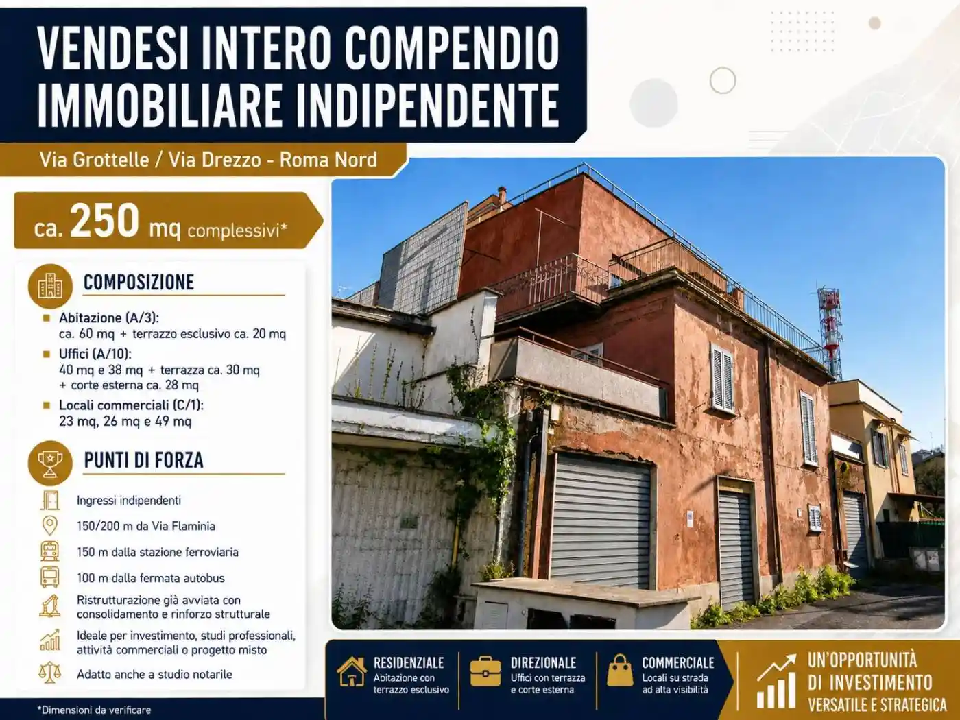 Palazzo - Edificio in vendita a Roma