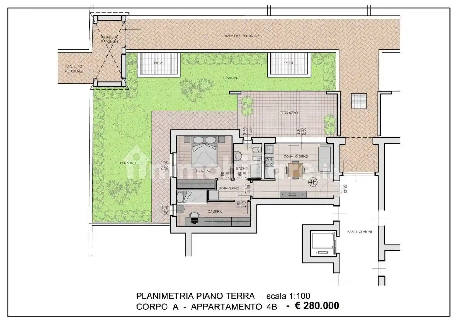 Appartamento in vendita a Brugherio