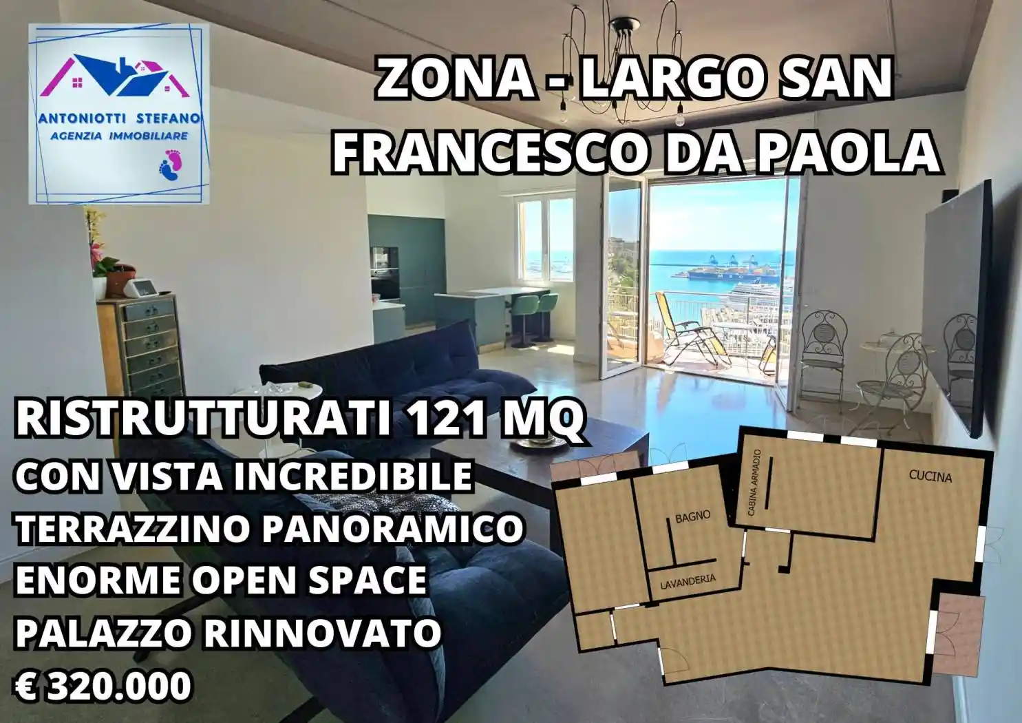 Appartamento in vendita a Genova