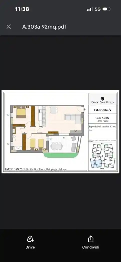 Appartamento in vendita a Battipaglia