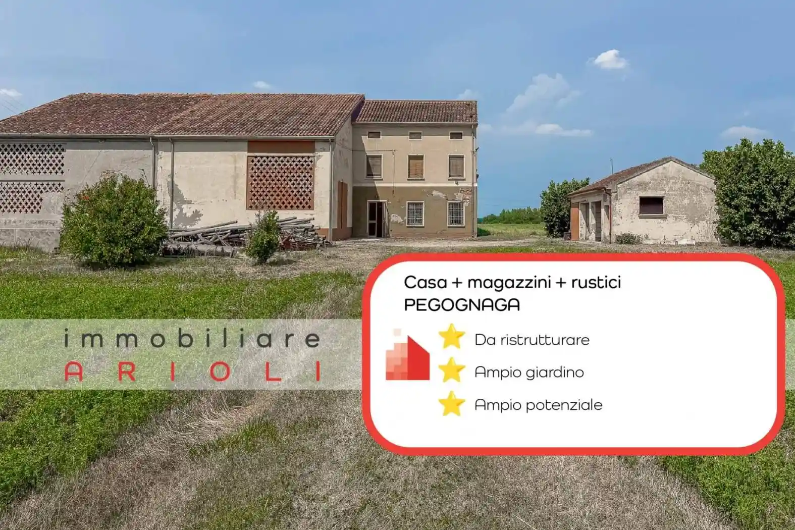 Casa indipendente in vendita a Pegognaga