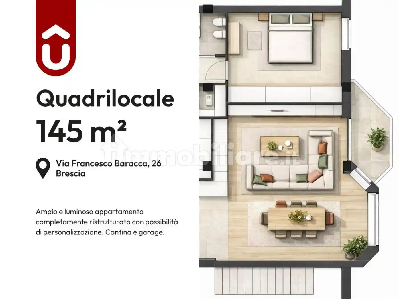 Appartamento in vendita a Brescia