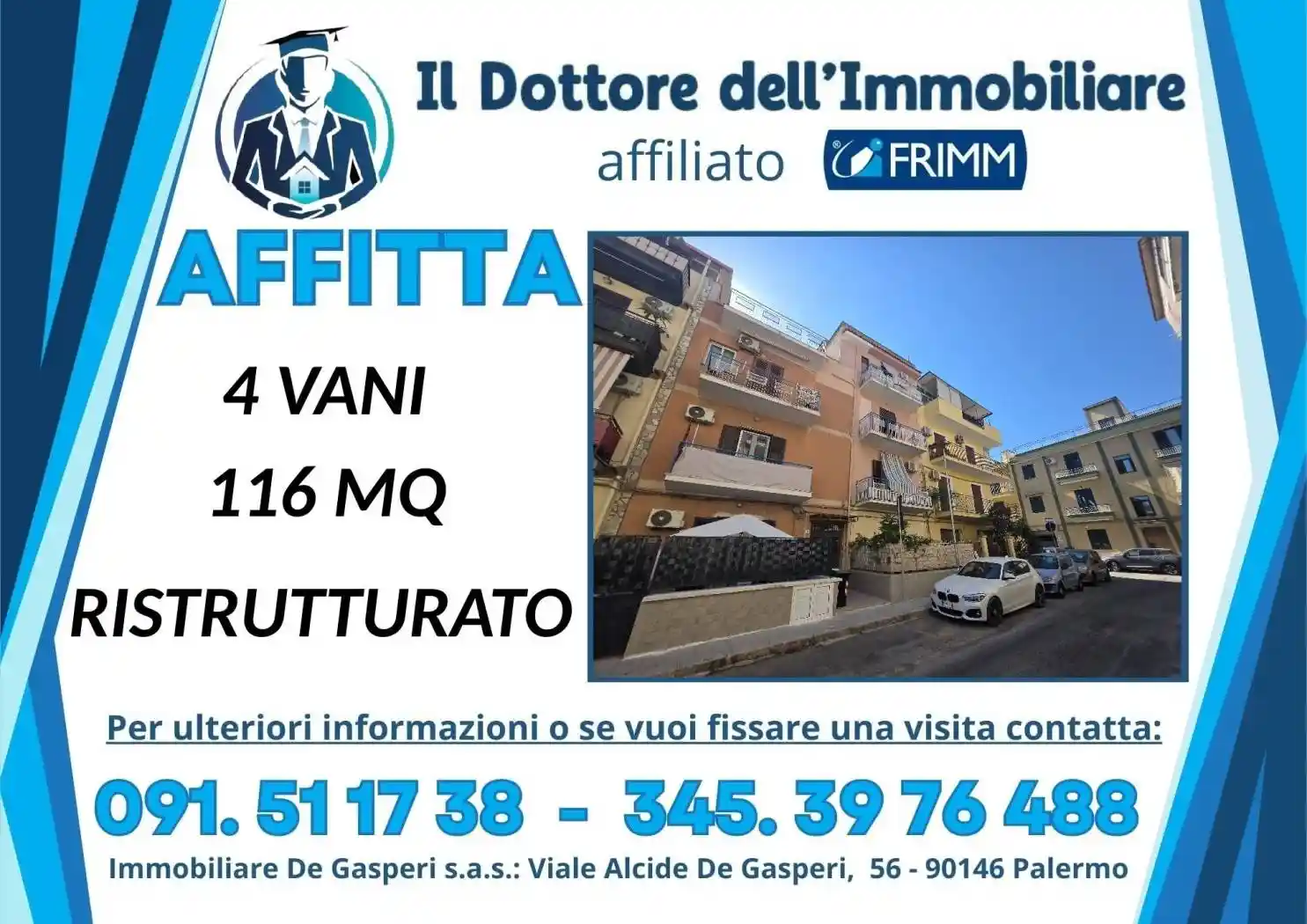 Appartamento in affitto a Palermo