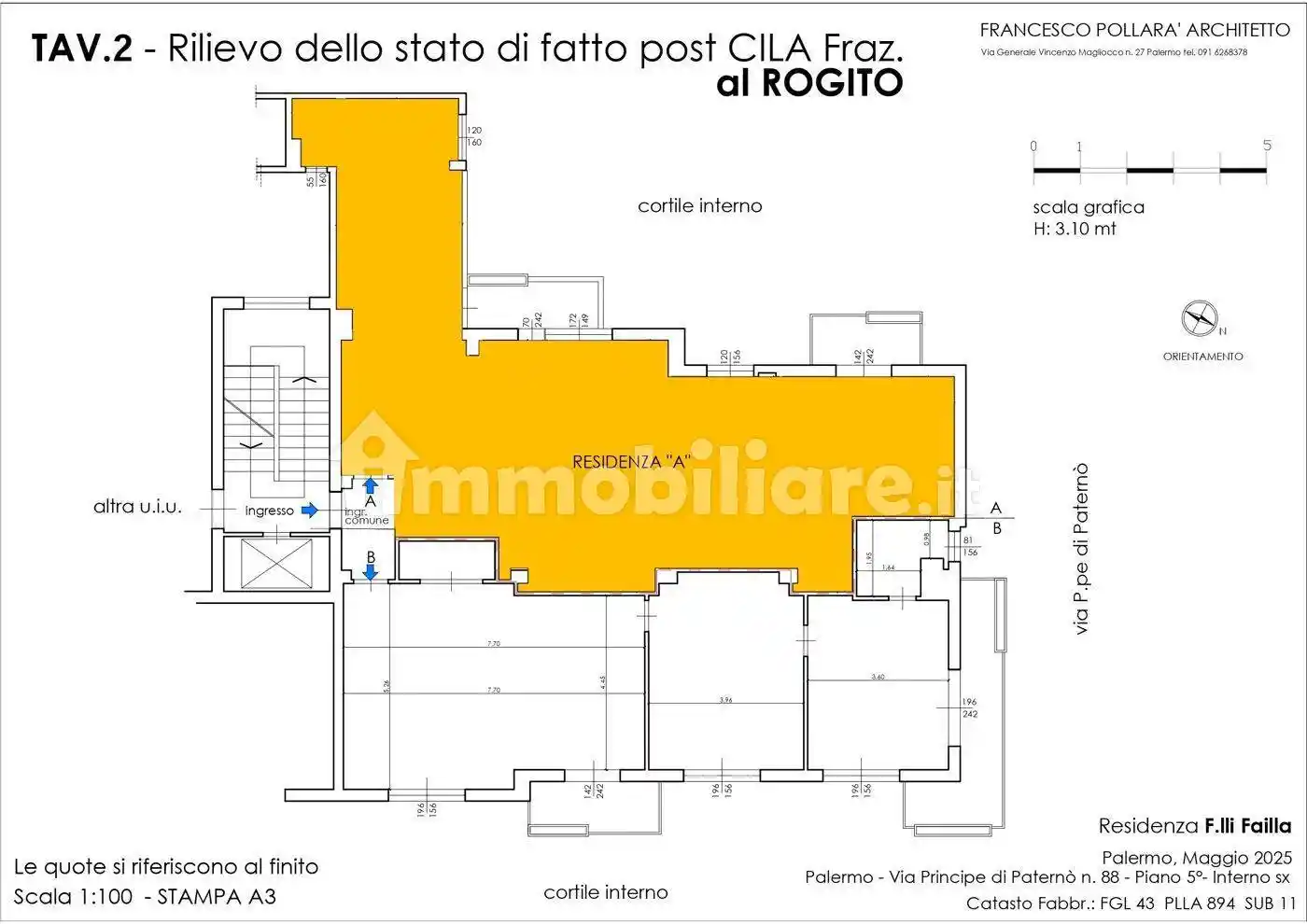 Appartamento in vendita a Palermo