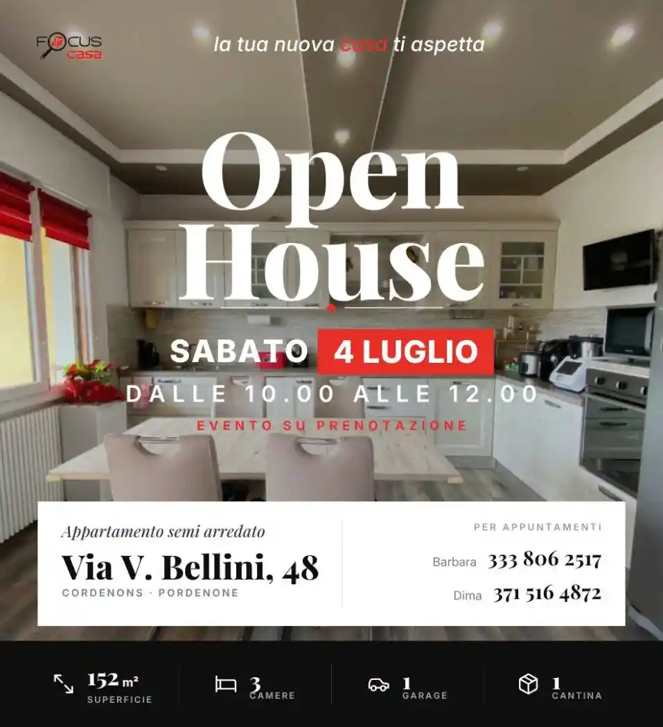 Appartamento in vendita a Cordenons