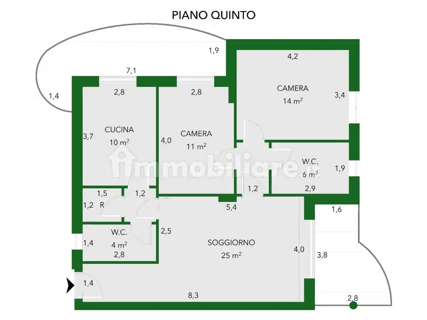 Appartamento in affitto a Milano