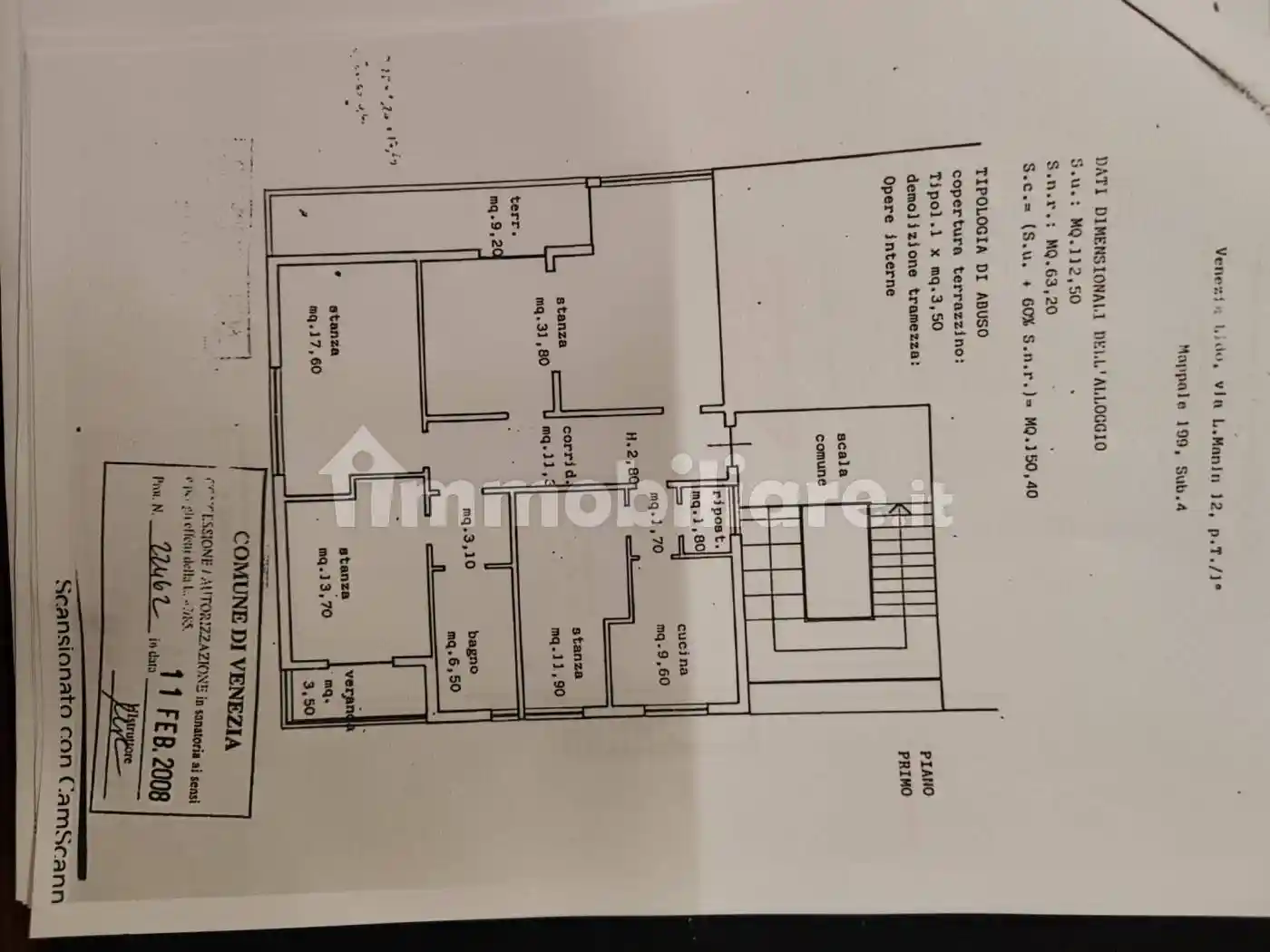 Appartamento in affitto a Venezia