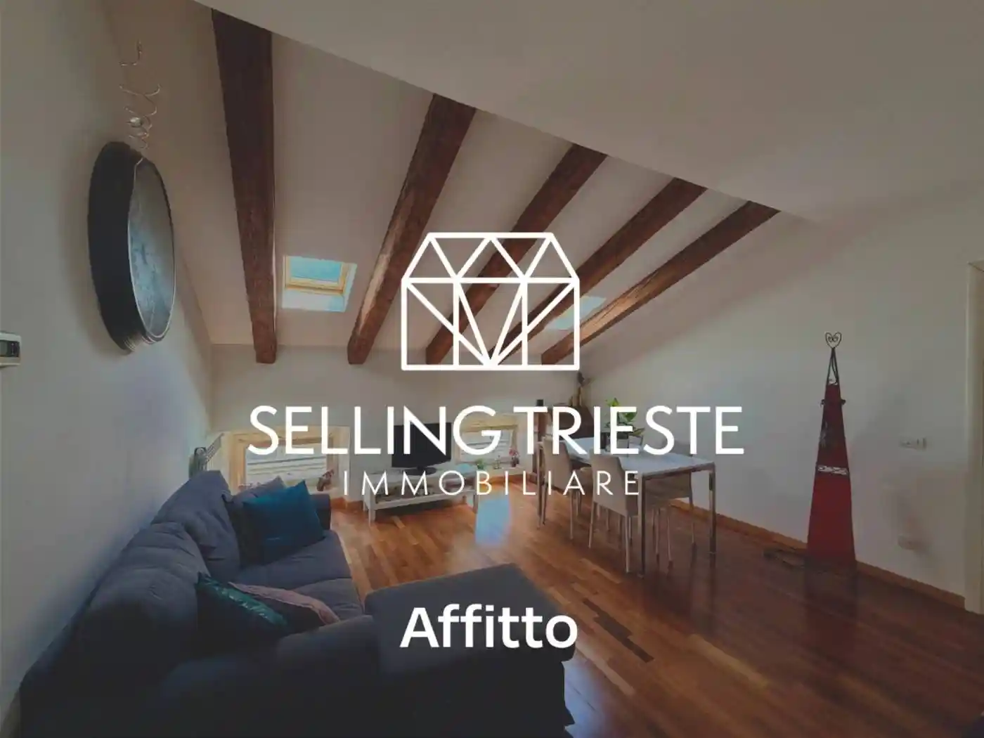 Attico - Mansarda in affitto a Trieste