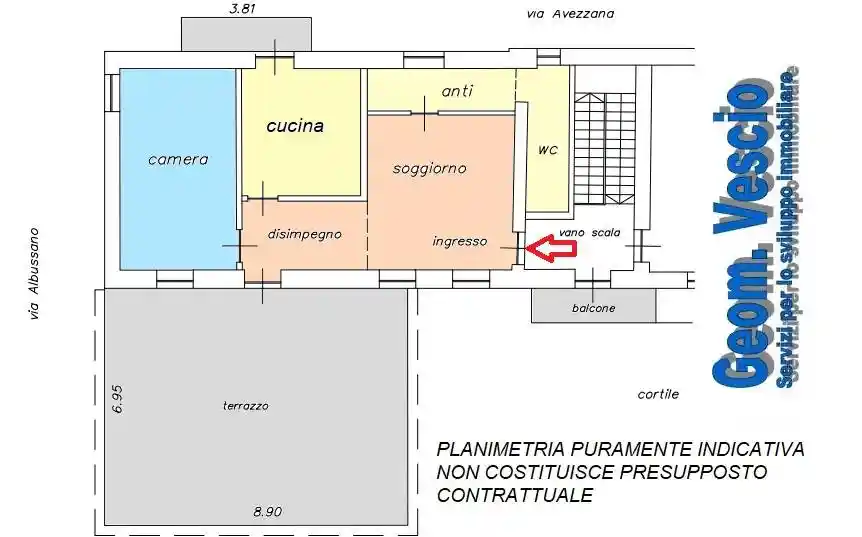 Appartamento in affitto a Chieri
