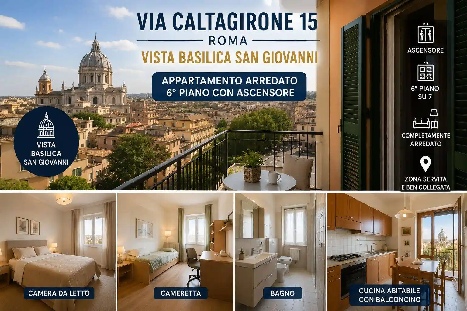 Appartamento in affitto a Roma