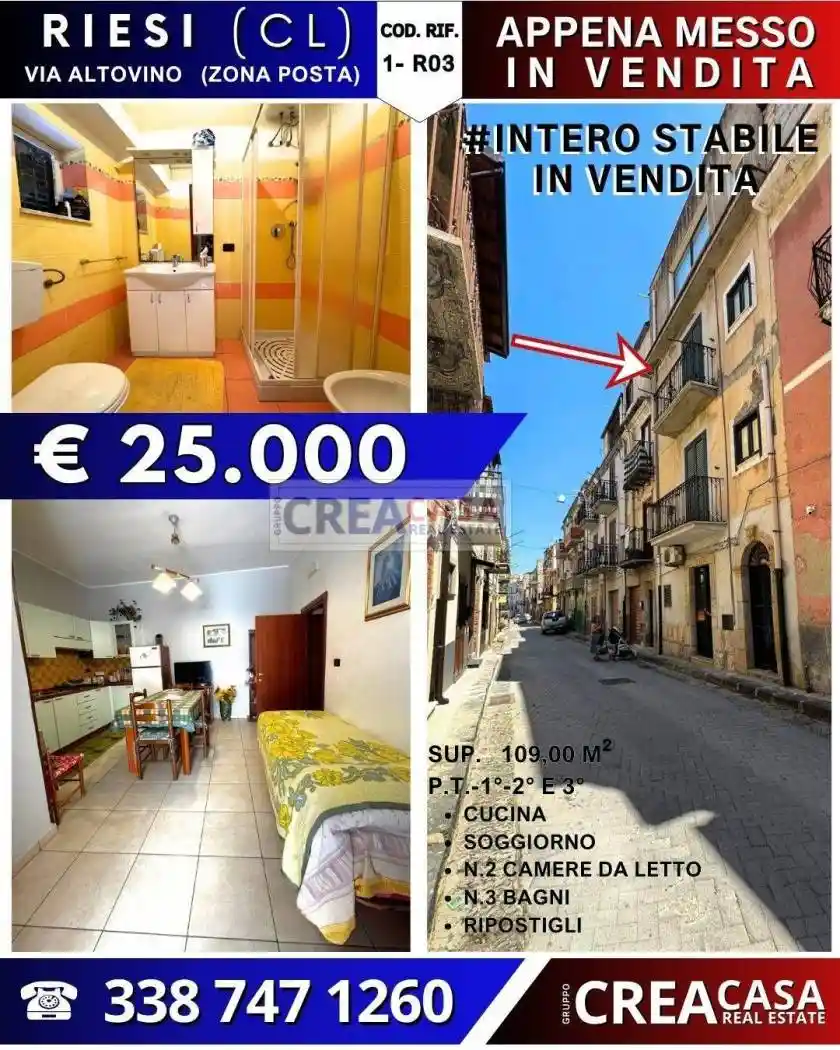 Casa indipendente in vendita a Riesi