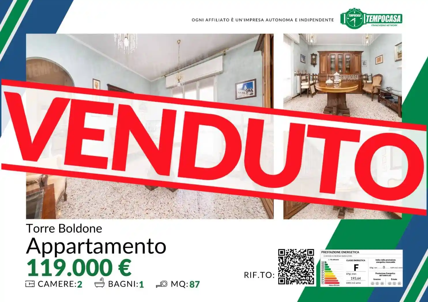 Appartamento in vendita a Torre Boldone