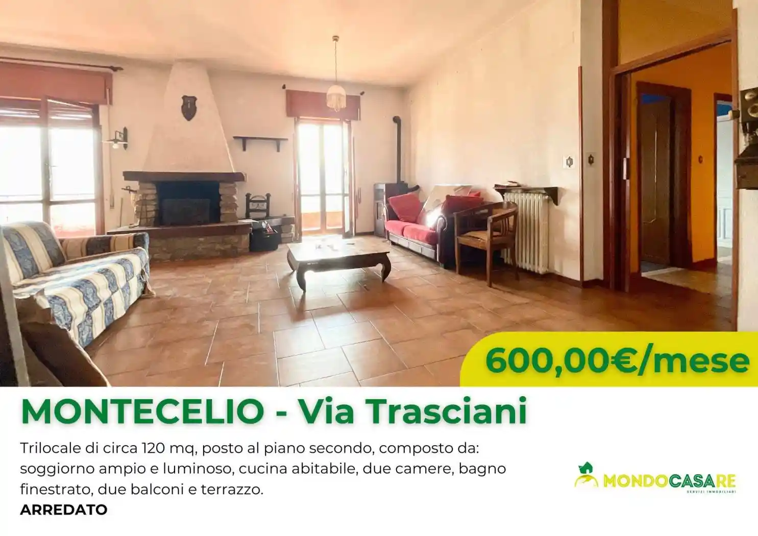 Appartamento in affitto a Guidonia Montecelio