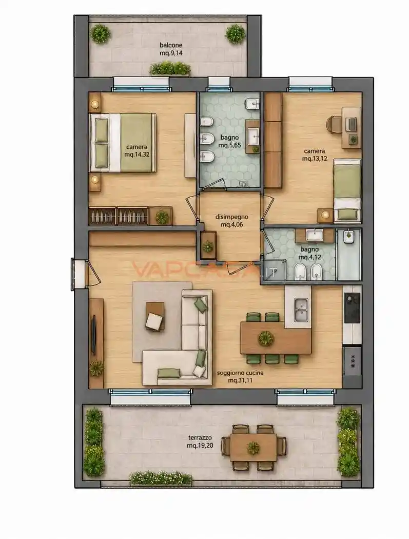 Appartamento in vendita a Casirate d'Adda