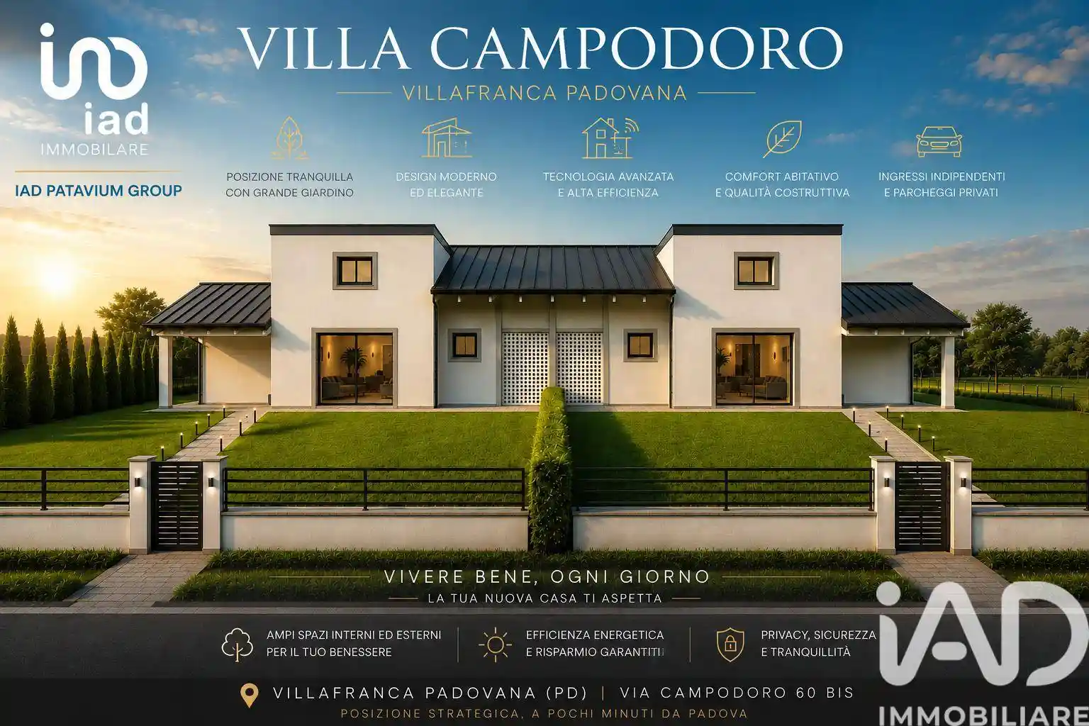 Villa in vendita a Villafranca Padovana