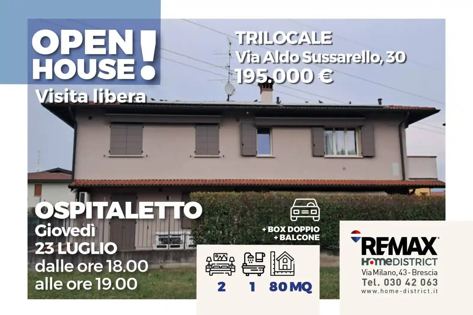 Appartamento in vendita a Ospitaletto