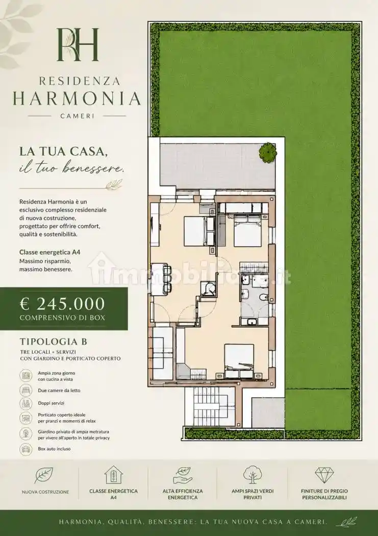 Appartamento in vendita a Cameri