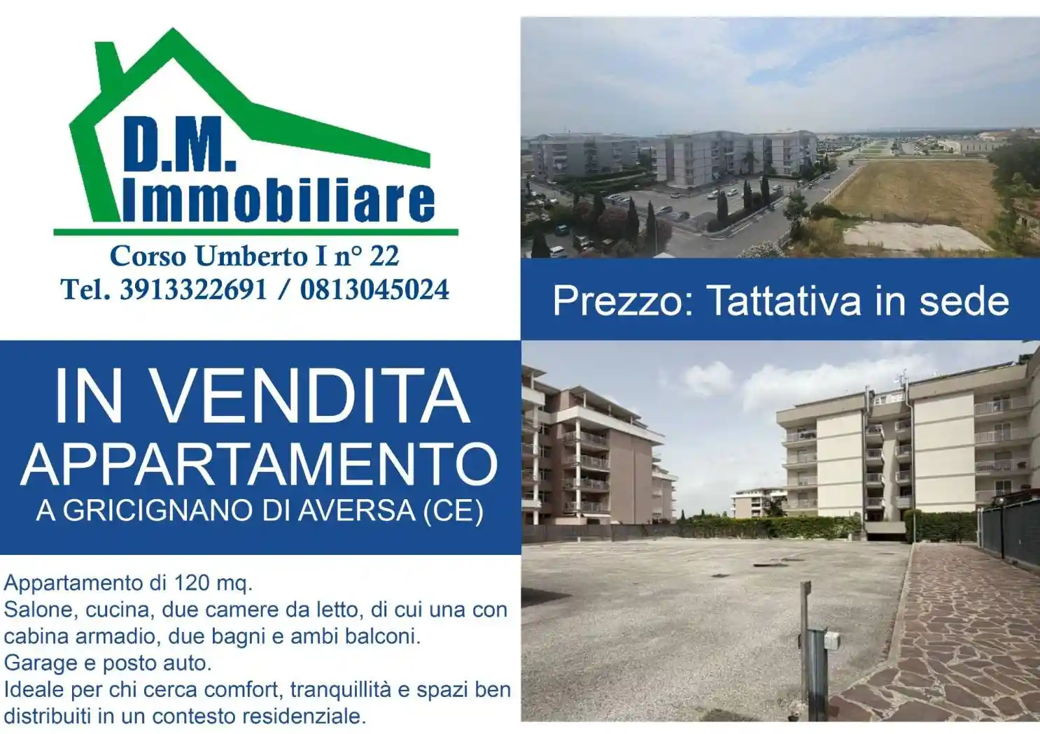 Appartamento in vendita a Gricignano di Aversa