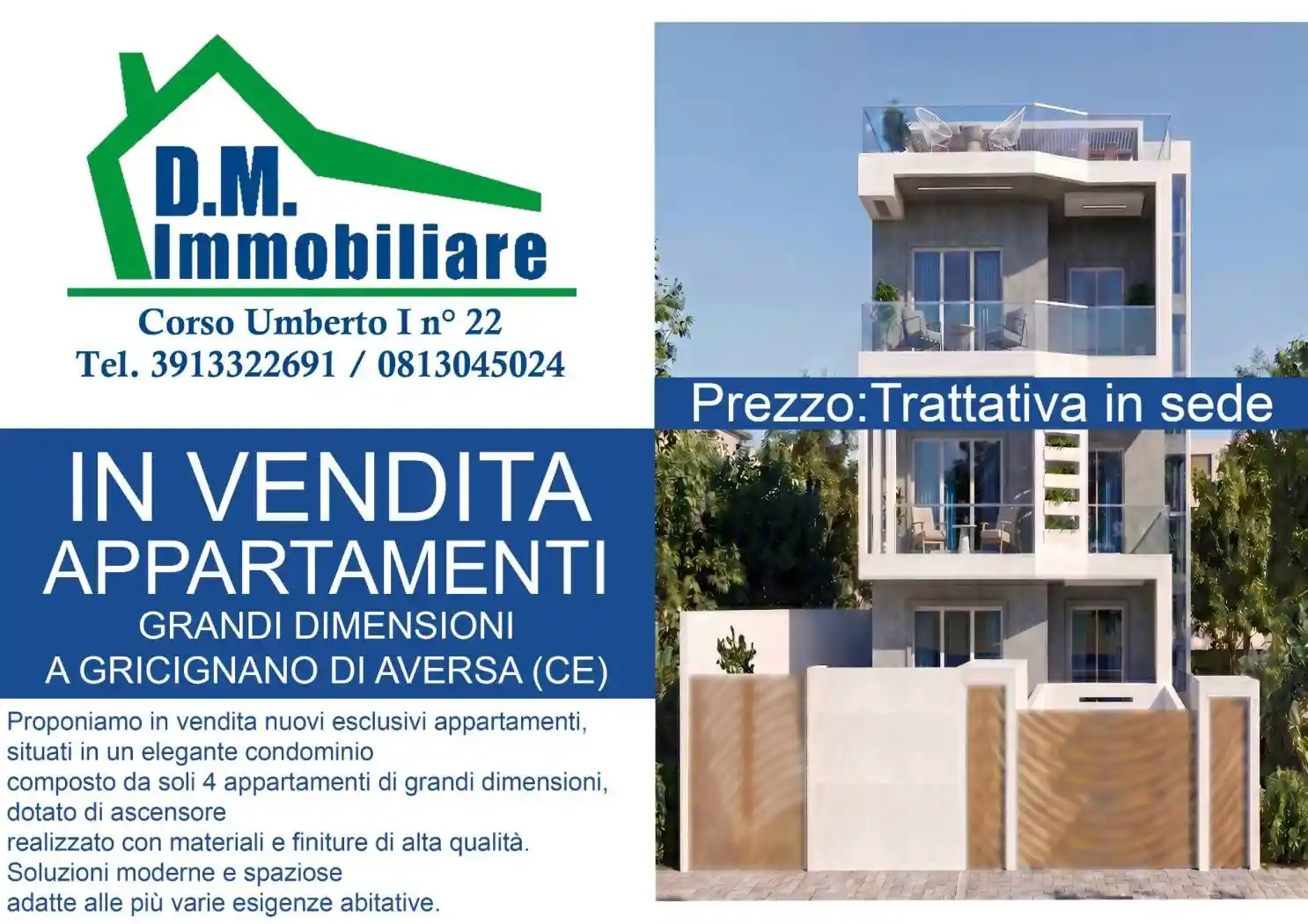 Appartamento in vendita a Gricignano di Aversa