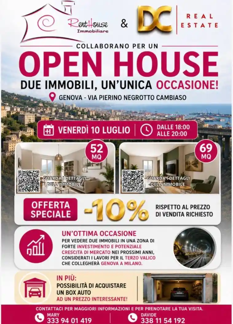 Appartamento in vendita a Genova