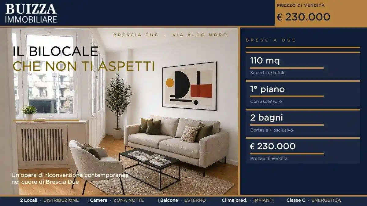 Appartamento in vendita a Brescia