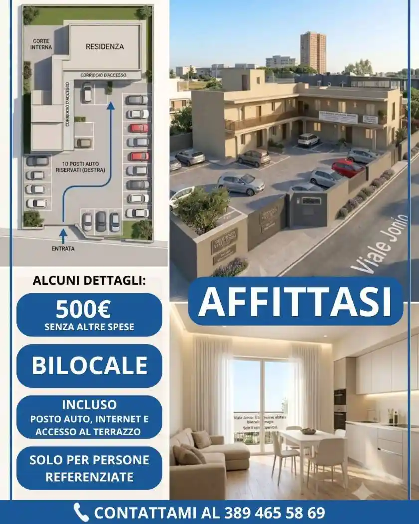 Appartamento in affitto a Taranto