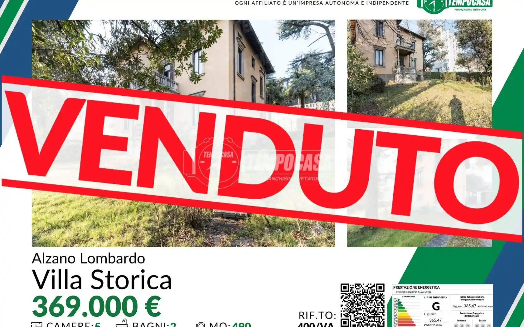 Villa in vendita a Alzano Lombardo