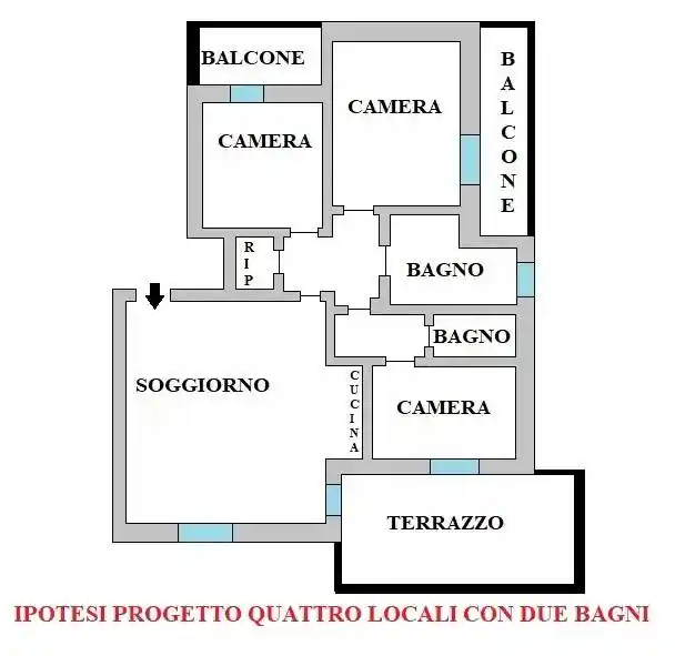 Appartamento in vendita a Milano