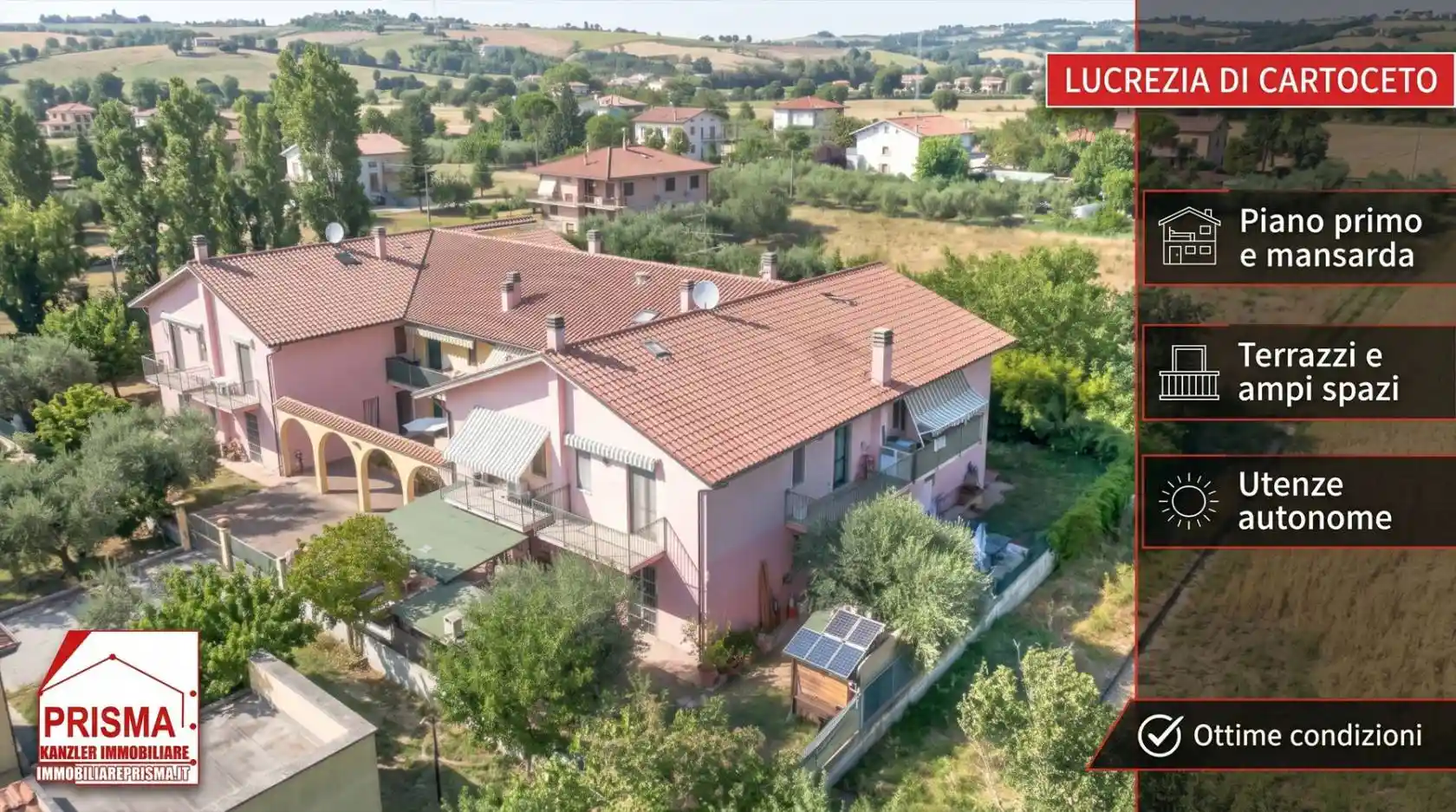Appartamento in vendita a Cartoceto