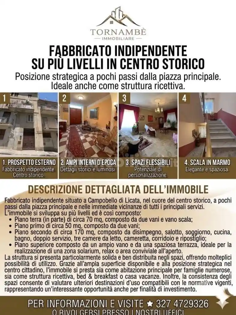 Casa indipendente in vendita a Campobello di Licata