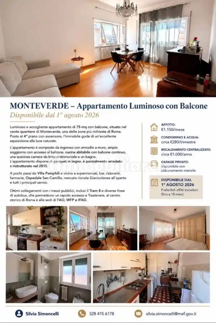 Appartamento in affitto a Roma