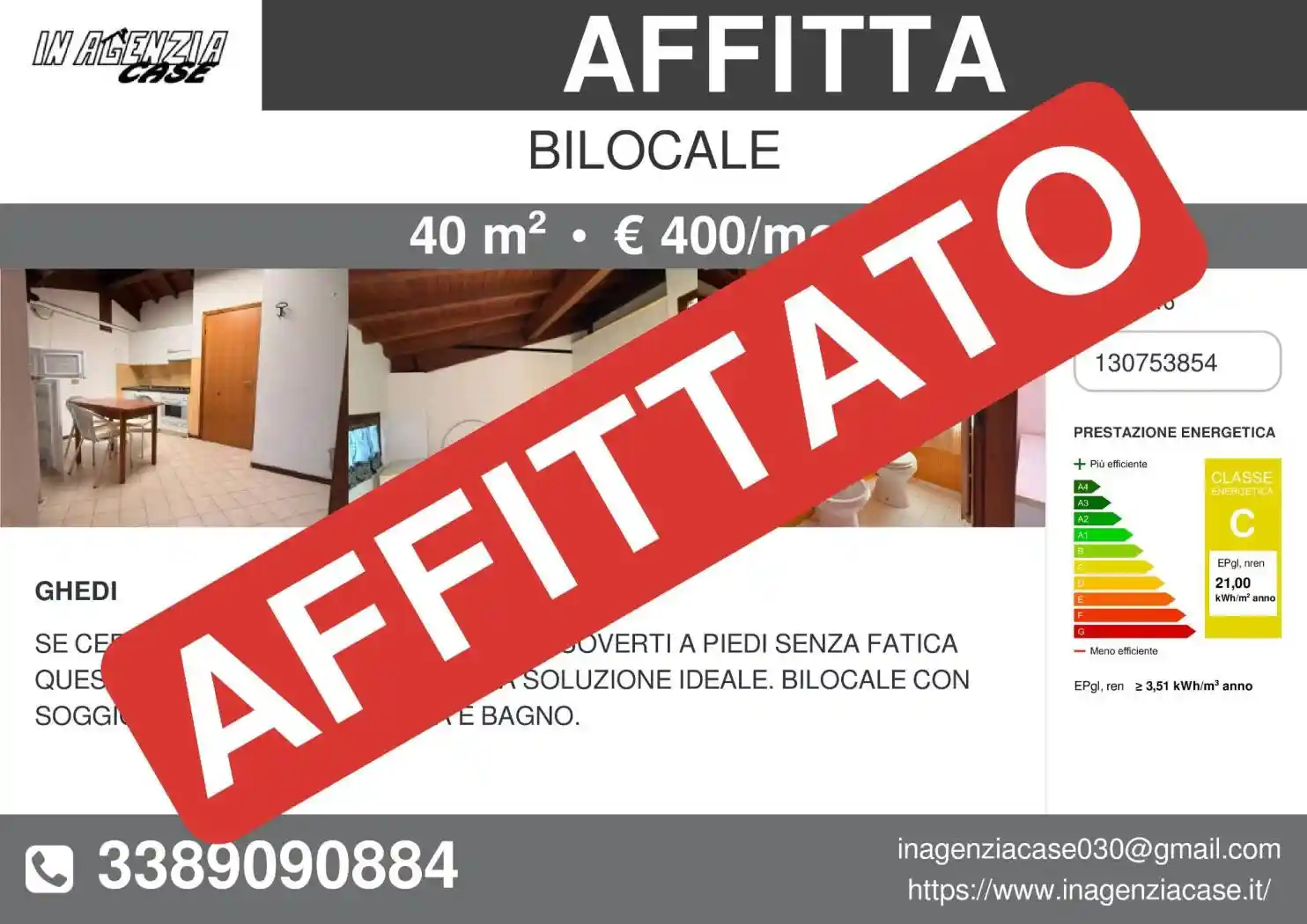 Appartamento in affitto a Ghedi