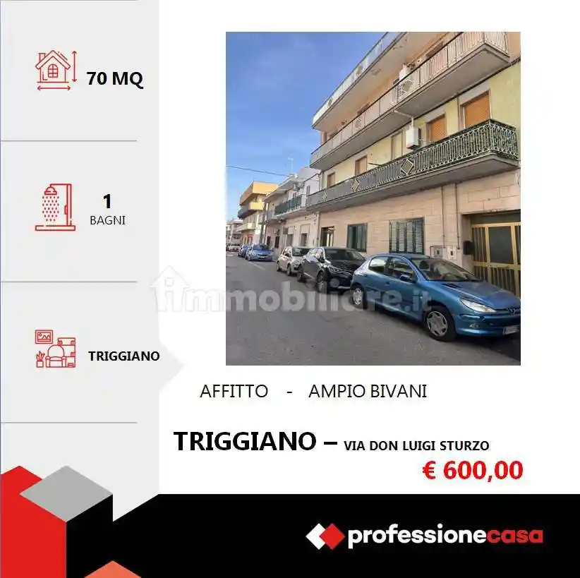 Appartamento in affitto a Triggiano