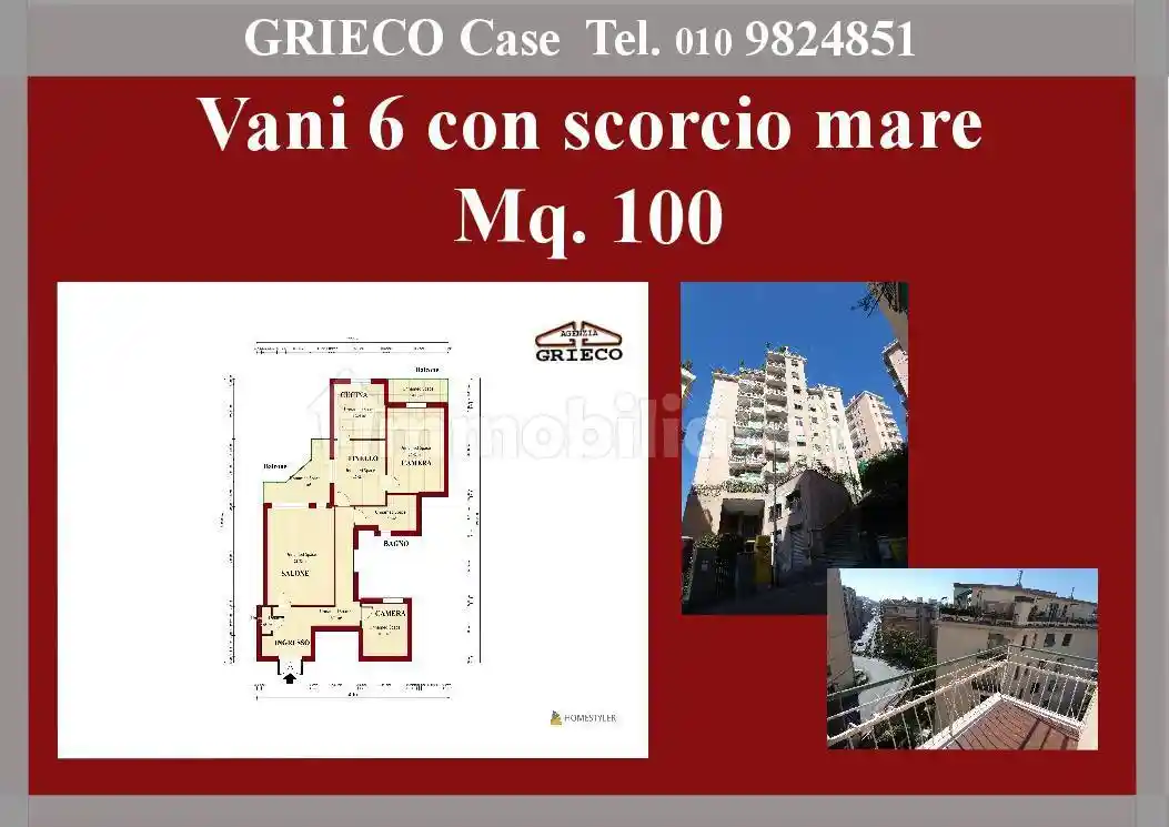 Appartamento in vendita a Genova