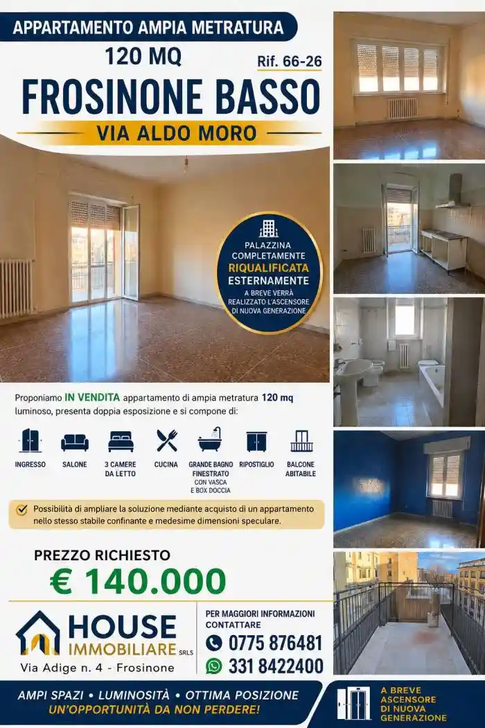 Appartamento in vendita a Frosinone