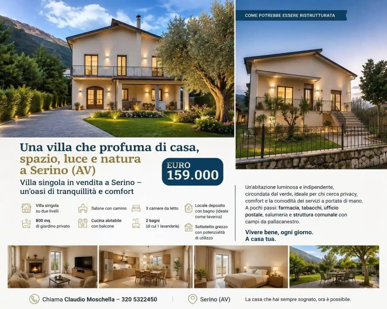 Villa in vendita a Serino