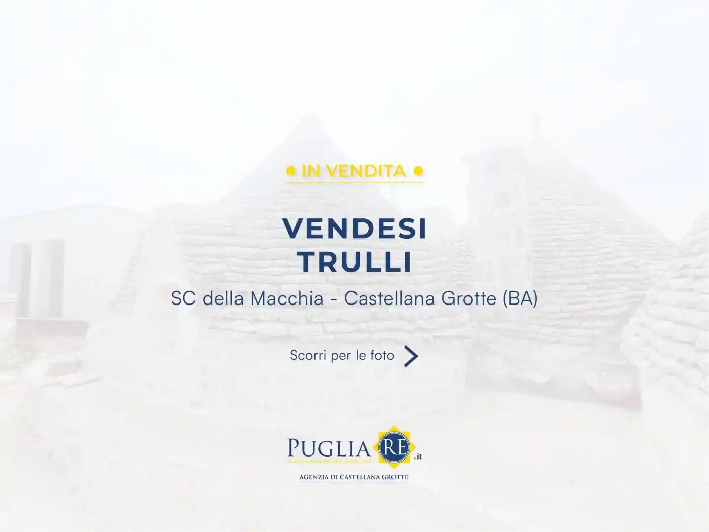 Rustico - Casale in vendita a Castellana Grotte