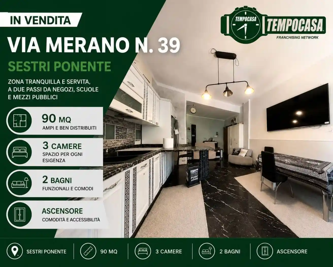 Appartamento in vendita a Genova