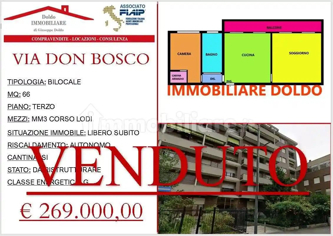 Appartamento in vendita a Milano