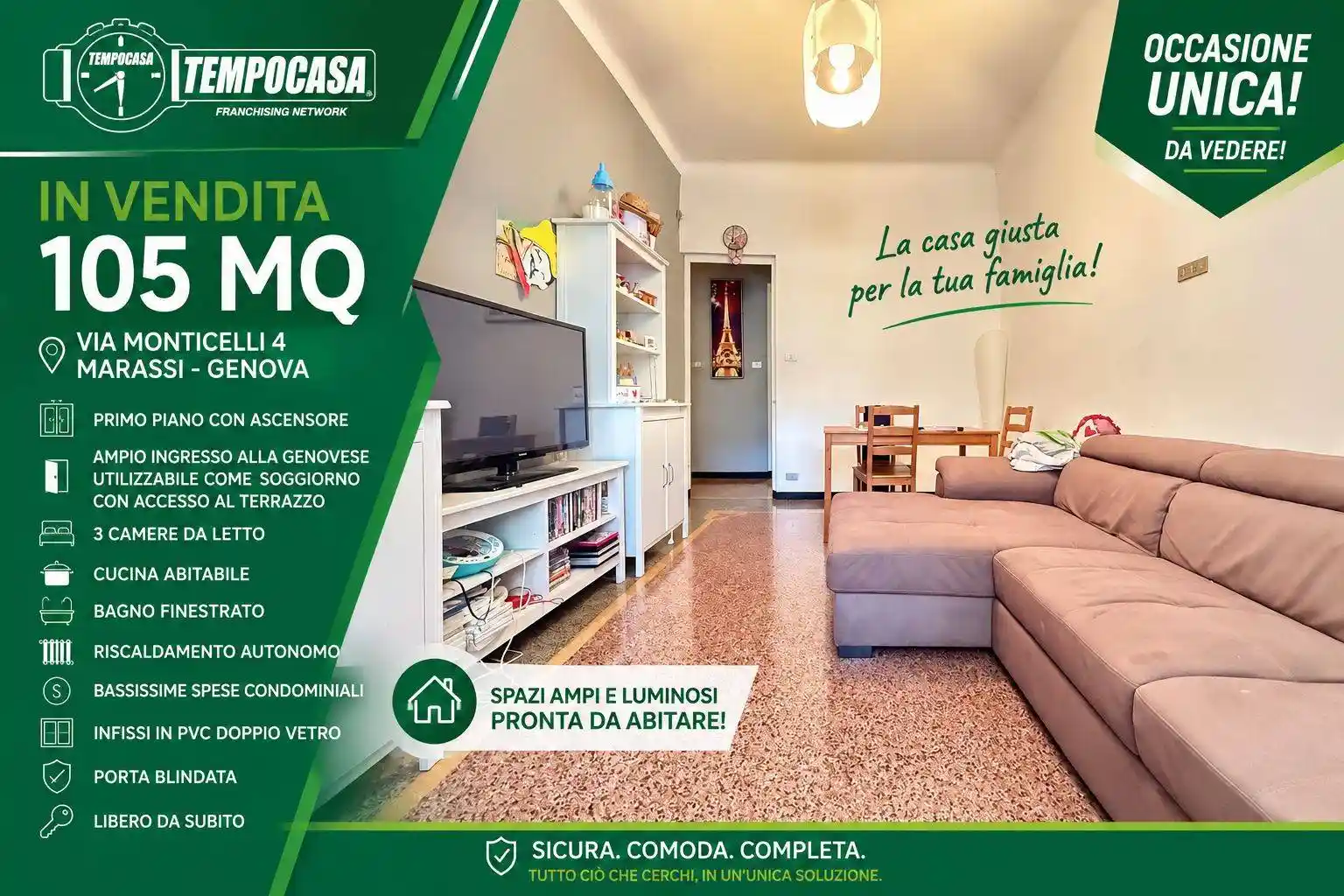 Appartamento in vendita a Genova