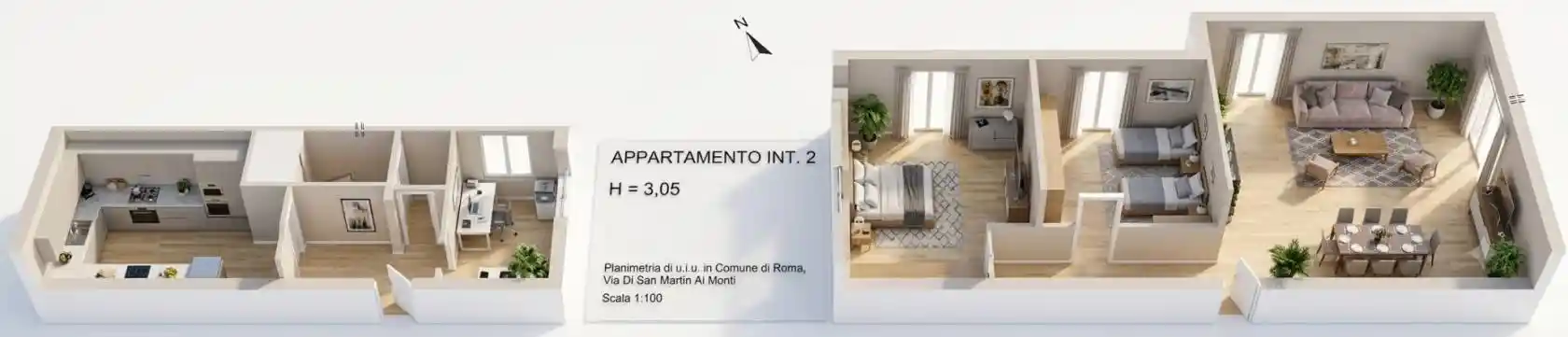 Appartamento in vendita a Roma