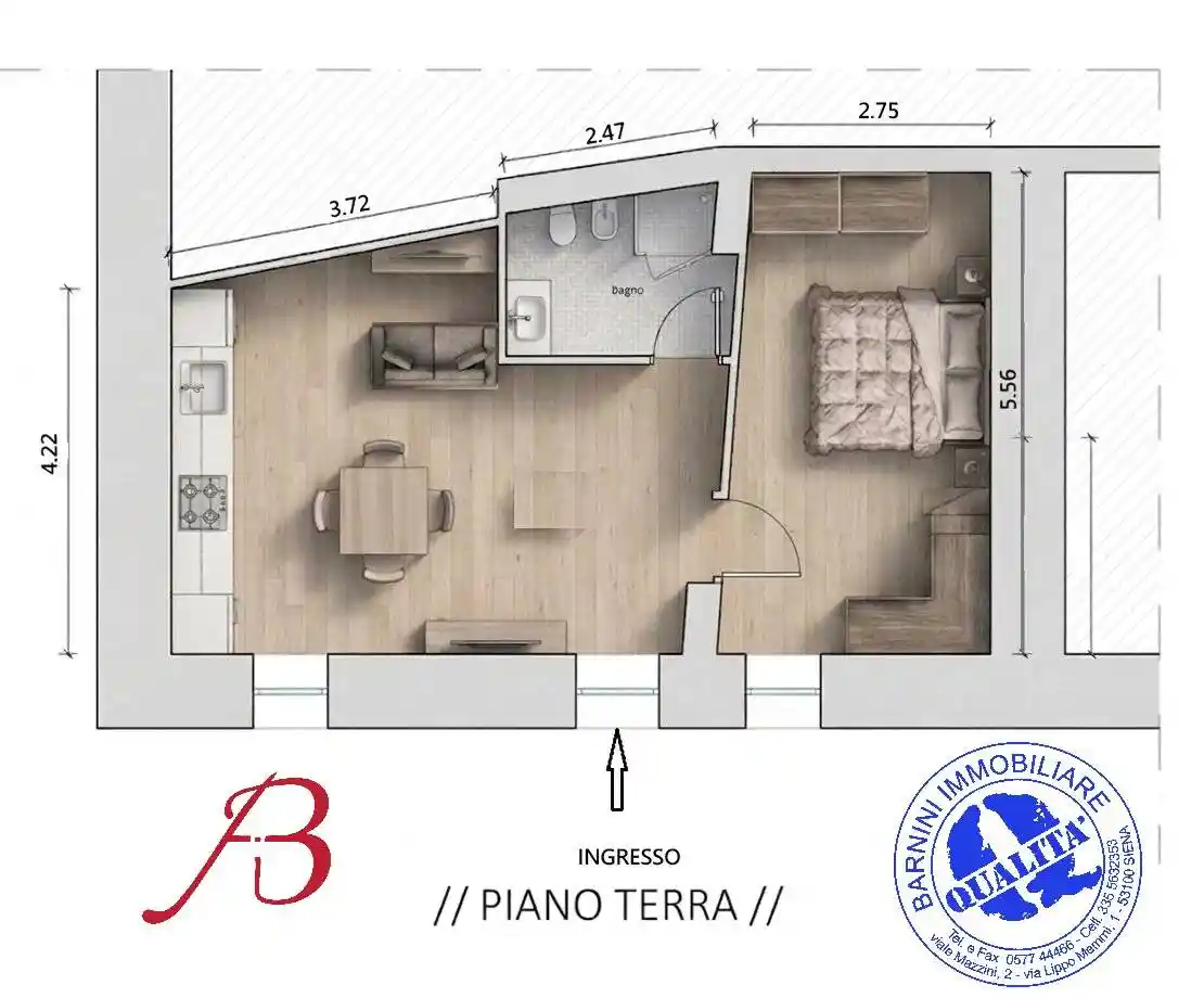 Appartamento in vendita a Siena